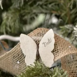 Papillon Naturel Avec Clips X 4 Pi Ces