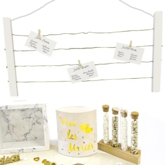 Pele Mele Corde En Bois Peint