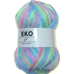Pelote De Fil Tricoter Ekofil Pastel