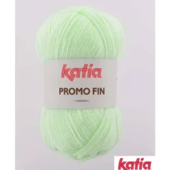 Pelote De Fil Tricoter Katia Promo Fin Vert Pastel
