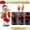 Pere Noel Automate Assortis Guitariste Et Avec Perle