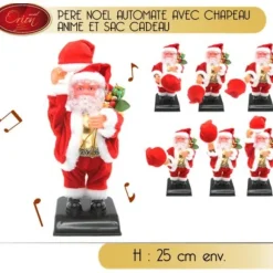 Pere Noel Automate Avec Son Chapeau Anim