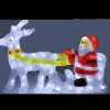 Pere Noel Et Renne Lumineux En Acrylique 48 Led