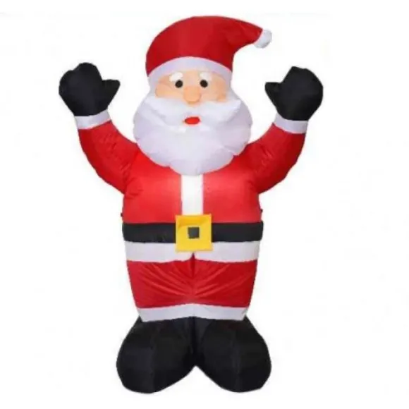 Pere Noel Gonflable Led 2 Bras Lev S