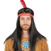 Perruque Indienne Avec Plume