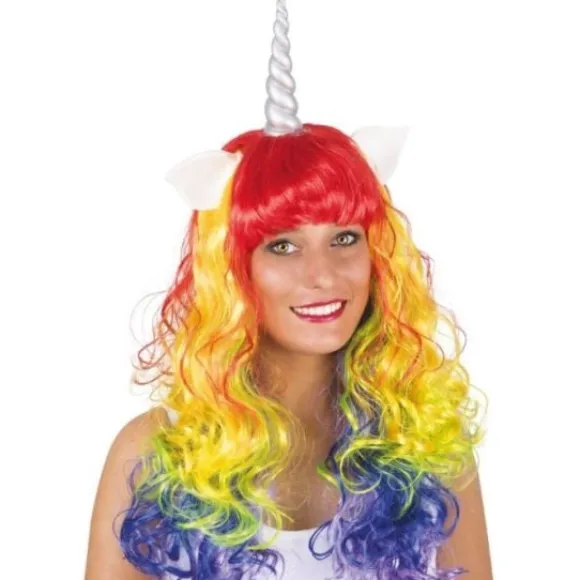 Perruque Licorne Multicolore