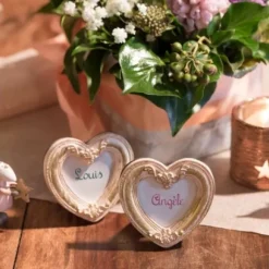 Petit Cadre Photo Coeur Dor