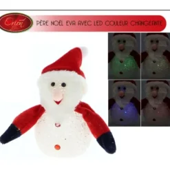 Petit Pere Noel Lumineux 12Cm