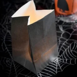 Petit Photophore Noir X 6 Pi Ces