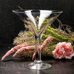 Petit Vase Martini En Verre 26Cm