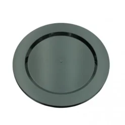 Petite Assiette Plastique Ronde R Utilisable Noire X 6 Pi Ces