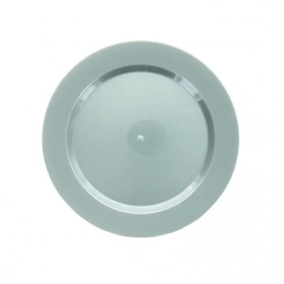 Petite Assiette Plastique Ronde R Utilisable Grise X 6 Pi Ces