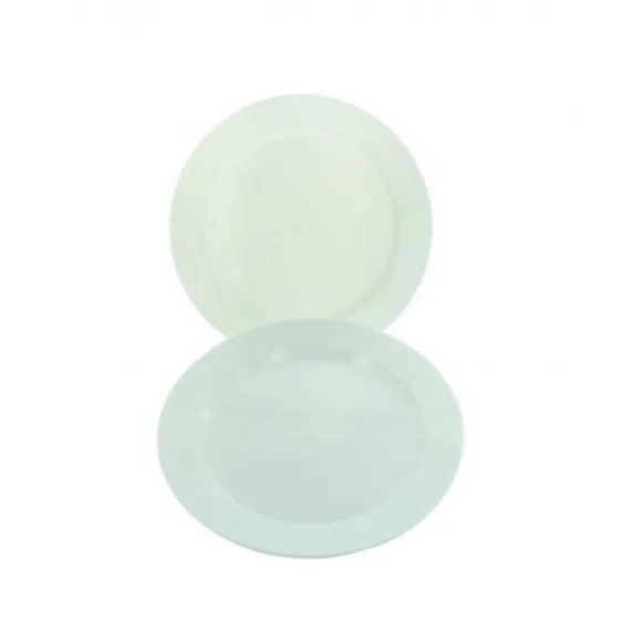 Petite Assiette Plastique Ronde R Utilisable Blanche X 6 Pi Ces