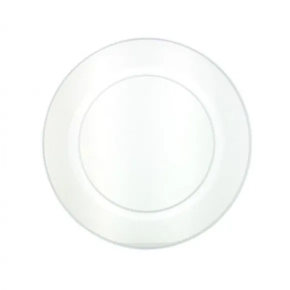 Petite Assiette Plastique Ronde R Utilisable Transparente X 6 Pi Ces