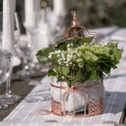 Petite Tirelire Cage M Tal Rose Gold 24Cm