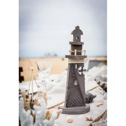 Phare Decoration Mariage Theme Mer 30Cm