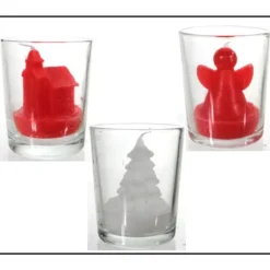 Photophore De Table Avec Bougie Sculpt E Noel