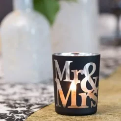 Photophore En Verre Mr Mrs