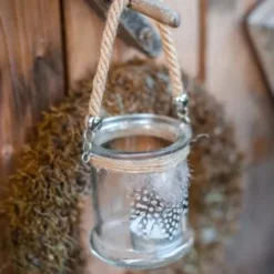 Photophore Mariage Avec Plumettes Mouchet Es