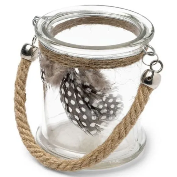 Photophore Mariage Avec Plumettes Mouchet Es