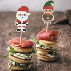 Pics Cocktails Pere Noel & Lutins X10 Pi Ces