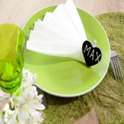 Pince Ardoise Coeur Argent M Tallis X 6 Pi Ces