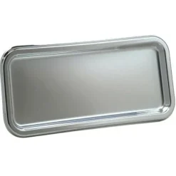 Plateau De Terrine R Utilisable En Plastique Argent X 3 Pi Ces