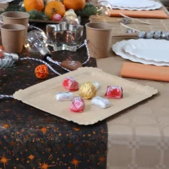 Plateau En Carton Kraft 24 X 33 Cm X 5 Pi Ces