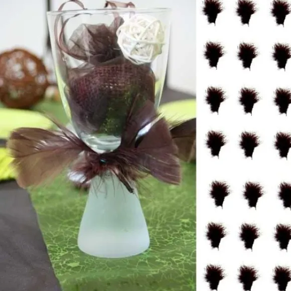 Plume De D Coration Chocolat X 20 Pi Ces