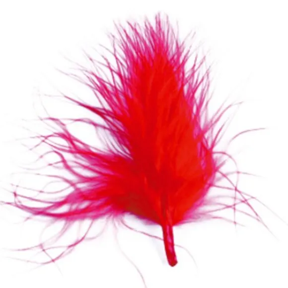 Plume De D Coration Rouge 7Cm X 20 Pi Ces