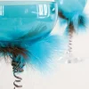 Plume De D Coration Turquoise 7Cm X 20 Pi Ces