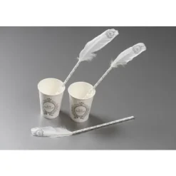 Plume Just Married Blanche X 6 Pi Ces