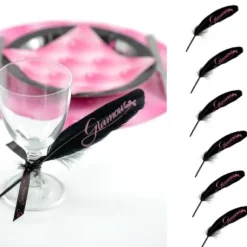 Plume Mariage Glamour X 6 Pi Ces