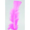 Plumes Pieds Plats Rose X100Pcs