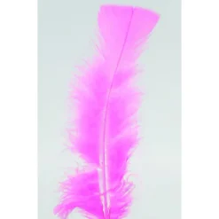 Plumes Pieds Plats Rose X100Pcs
