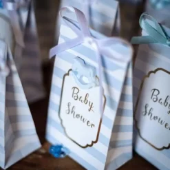 Pochette Cadeau Baby Shower Gar On X 10 Pi Ces