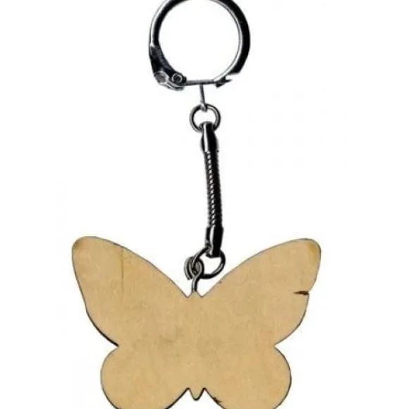 Porte Cl Papillon En Bois A D Corer
