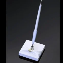 Porte Stylo Mariage Avec Coeur Entralac