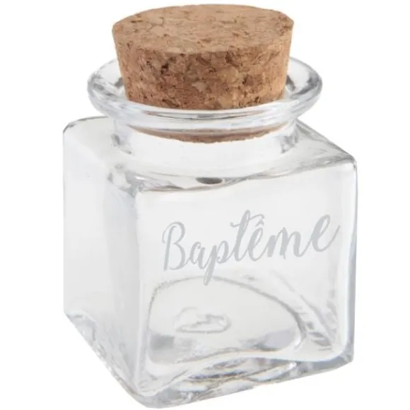 Pot Encrier Bapt Me En Verre Transparent