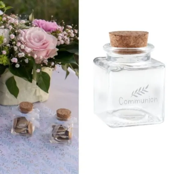 Pot Encrier Communion En Verre Transparent