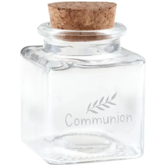 Pot Encrier Communion En Verre Transparent