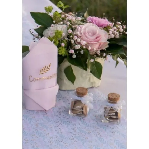 Pot Encrier Communion En Verre Transparent