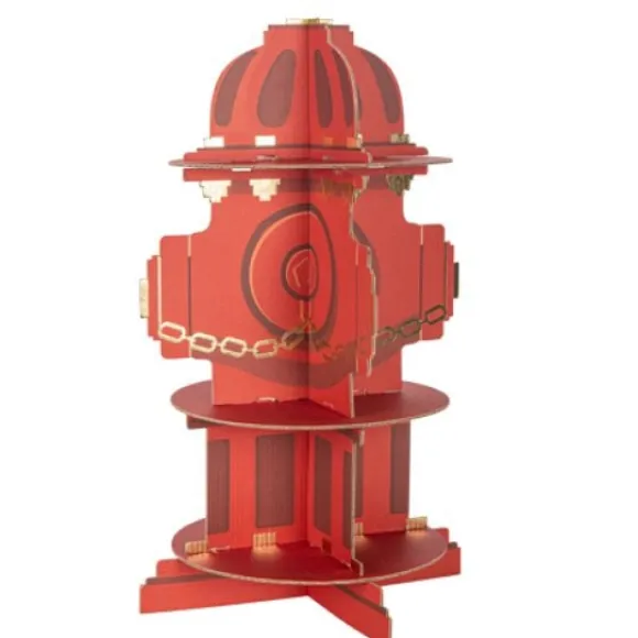 Pr Sentoir 3 Etages En Carton Pompier