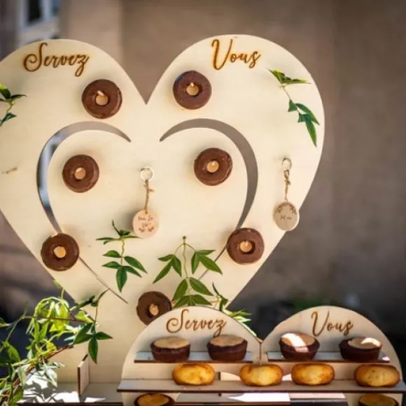 Pr Sentoir Coeur Servez Vous Pour Cadeaux Aux Invit S