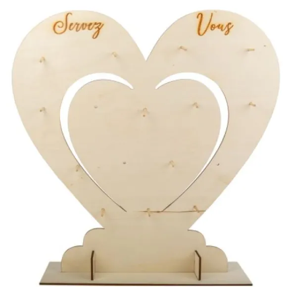 Pr Sentoir Coeur Servez Vous Pour Cadeaux Aux Invit S