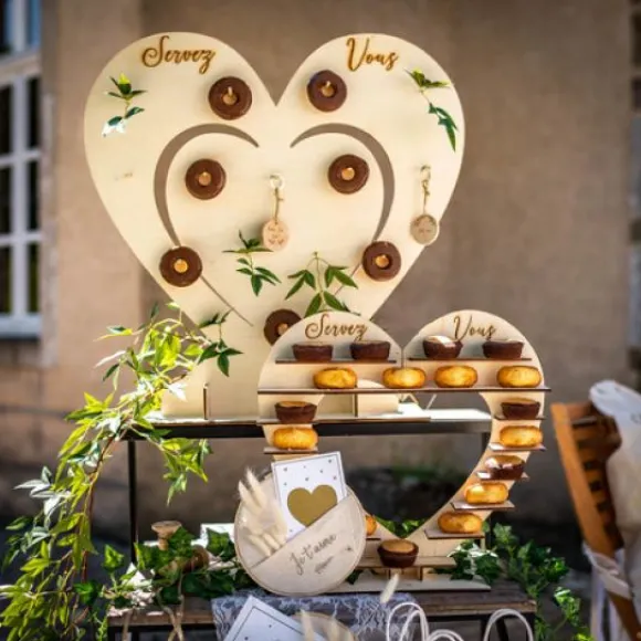 Pr Sentoir Coeur Servez Vous Pour Cadeaux Aux Invit S