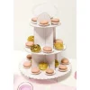 Pr Sentoir Cups Cake Babyshower Rose