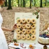 Pr Sentoir Donuts En Bois Naturel