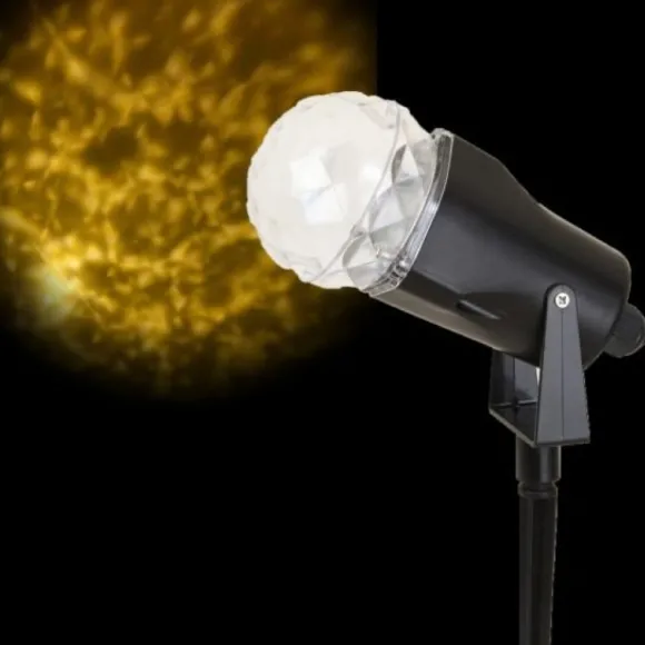 Projecteur Led Lumineux Effet Neige Blanc Chaud