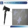 Projecteur Led Lumineux Etoile Blanc